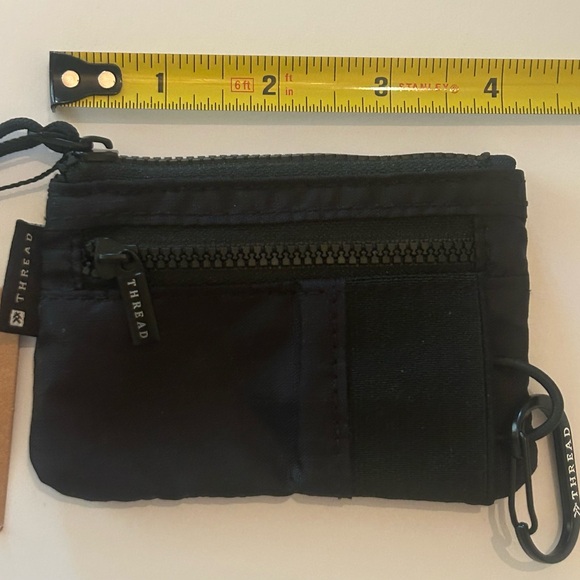 BRAND NEW- THREAD WALLET BLACK - ADVENTURE POUCH WALLET - Picture 10 of 11